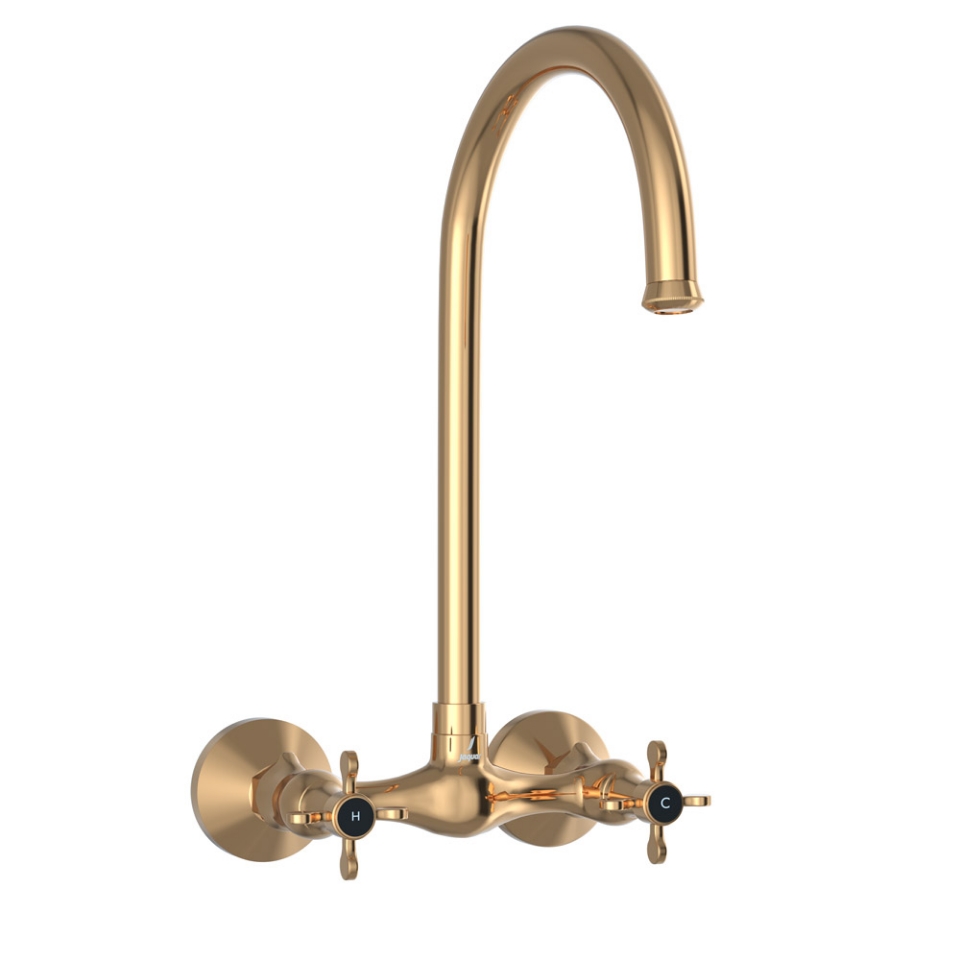 Picture of Sink Mixer with Regular Swivel Spout - Auric Gold 