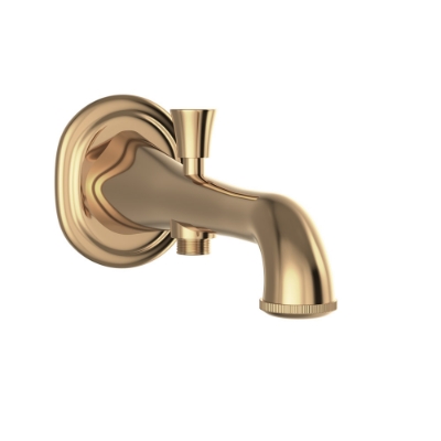 Picture of Queens Prime Bath Spout with Diverter - Auric Gold 