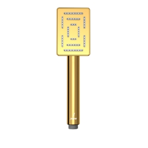 Picture of Single Function Rectangular Shape Maze Hand Shower - Auric Gold