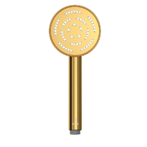 Picture of Single Function Round Shape Maze Hand Shower - Auric Gold