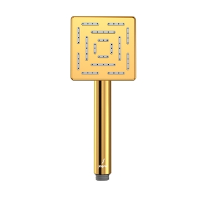 Picture of Single Function Square Shape Maze Hand Shower - Auric Gold