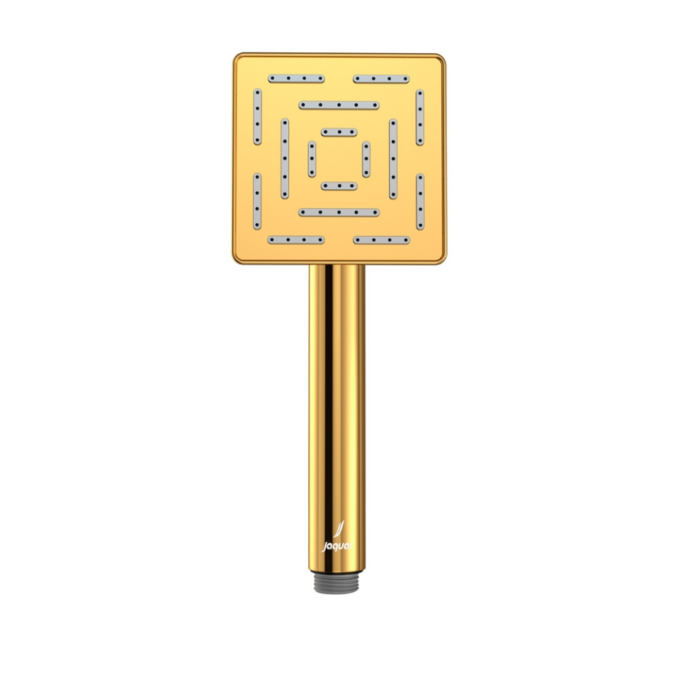 Picture of Single Function Square Shape Maze Hand Shower - Auric Gold