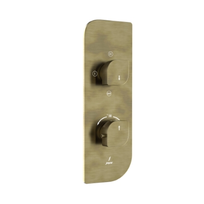 Picture of Aquamax Thermostatic Shower Mixer - Antique Bronze 