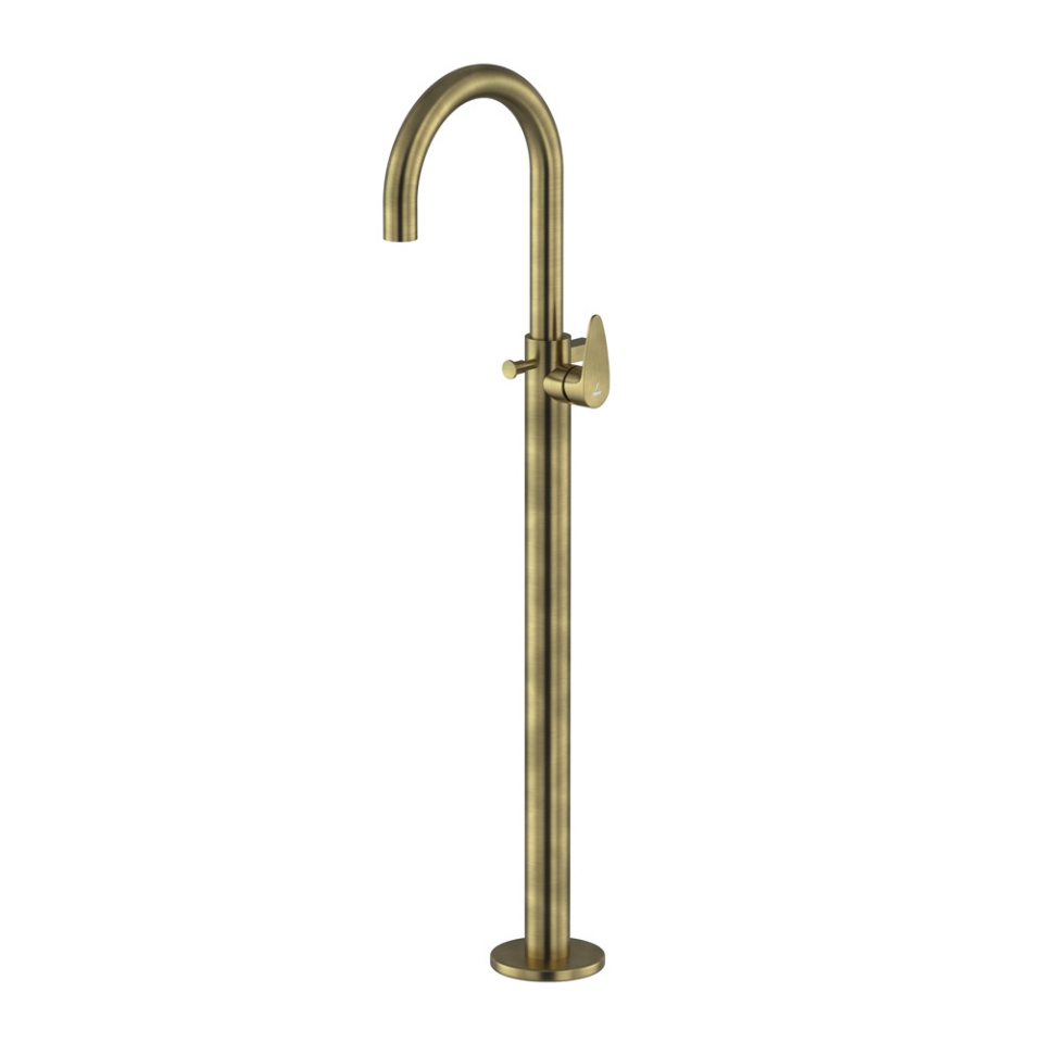 Picture of Vignette Prime Exposed Parts of Floor Mounted Single Lever Bath Mixer - Antique Bronze 