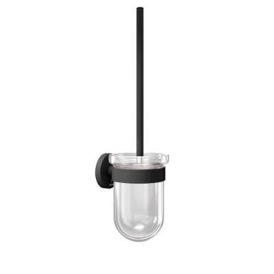 Picture of Toilet Brush & Holder - Black Matt 