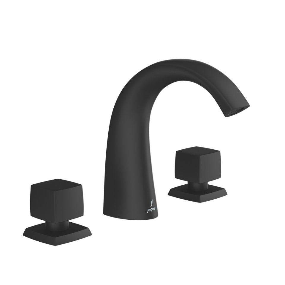 Picture of 3 hole Basin Mixer - Black Matt 