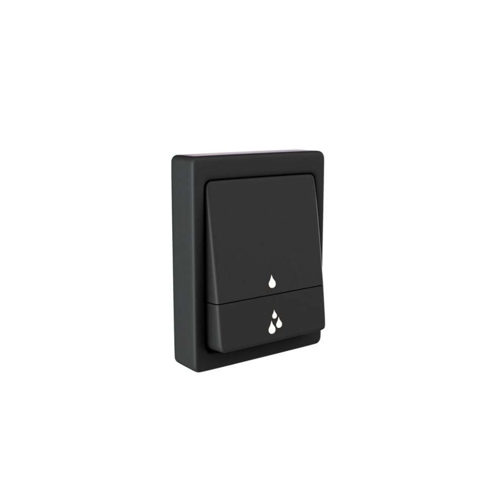 Picture of Metropole Dual Flow In-wall Flush Valve - Black Matt 