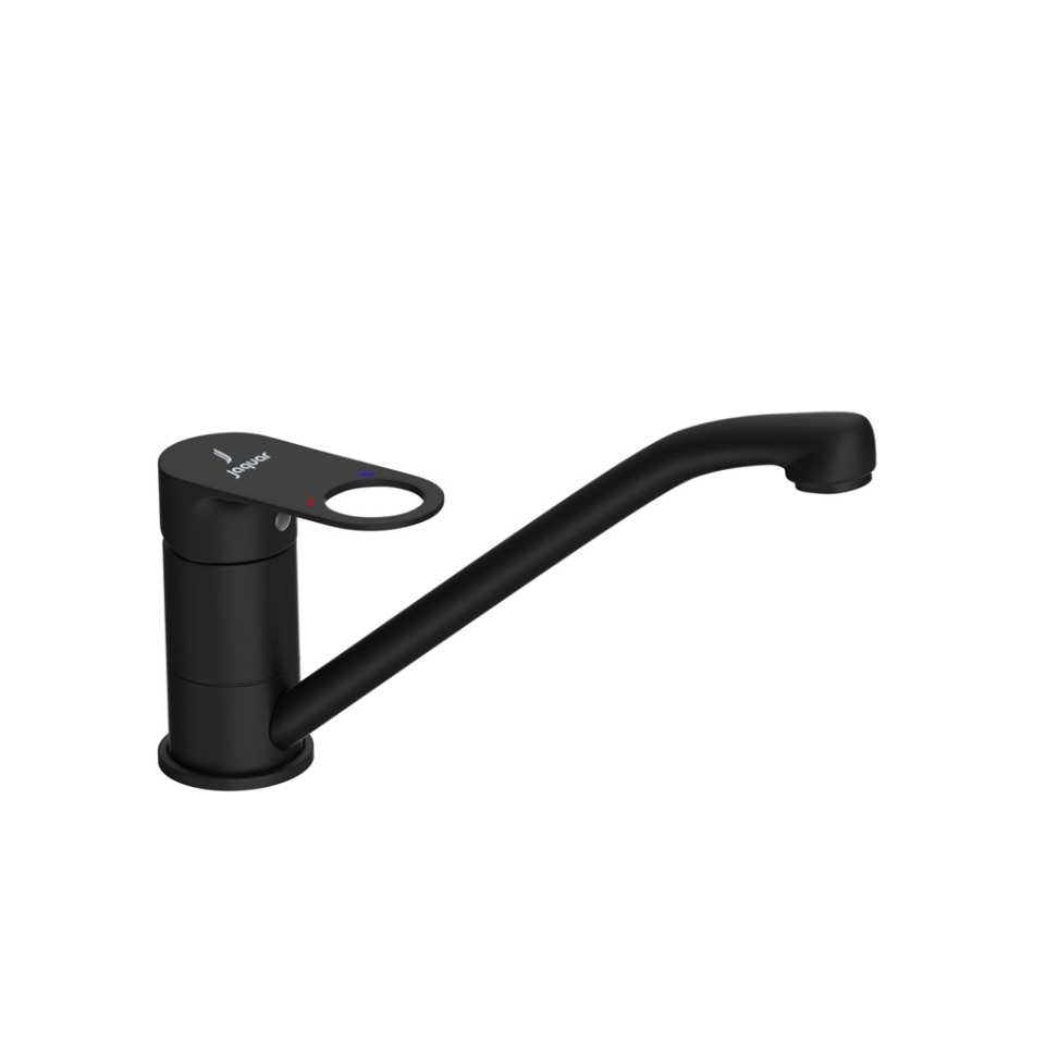 Picture of Single Lever Mono Sink Mixer - Black Matt 