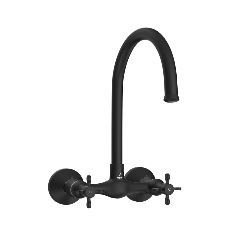 Picture of Sink Mixer with Regular Swivel Spout - Black Matt 