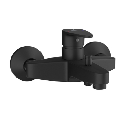 Picture of Single Lever Bath & Shower Mixer - Black Matt 