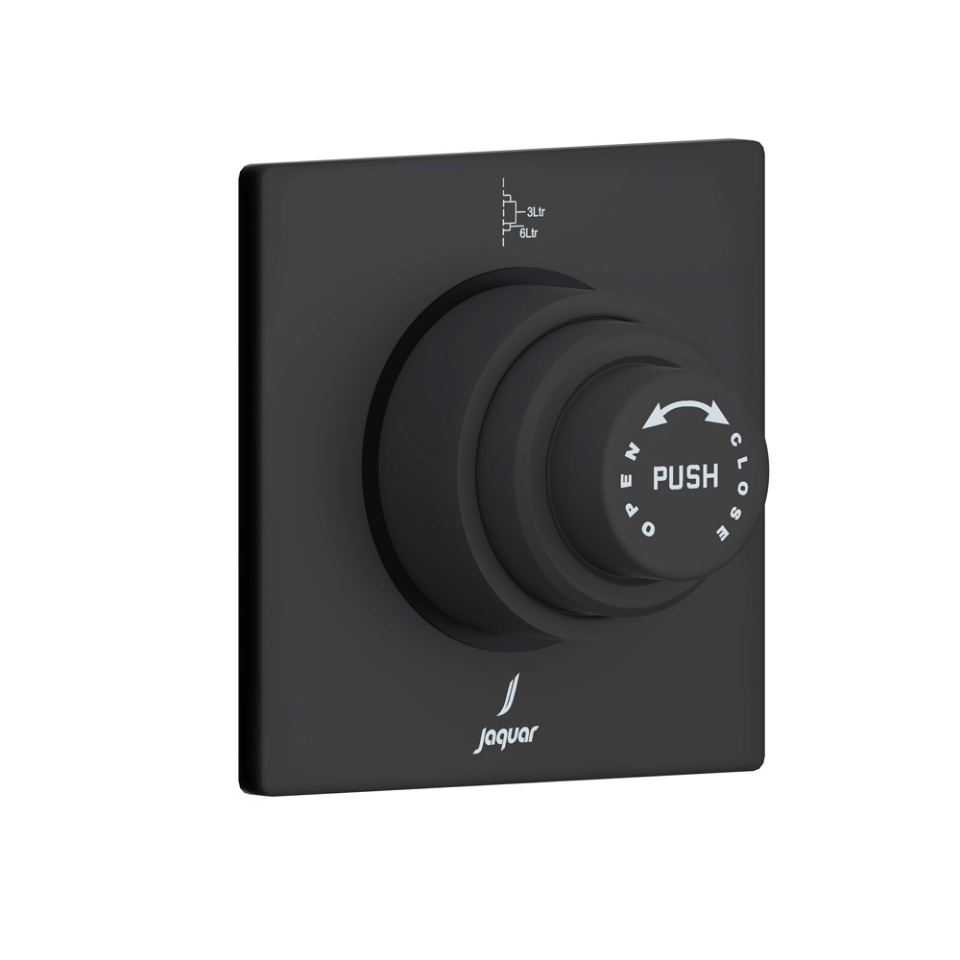 Picture of Metropole Regular In-wall Flush Valve - Black Matt 