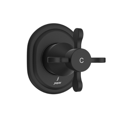 Picture of In-wall Stop Valve 20 mm - Black Matt 