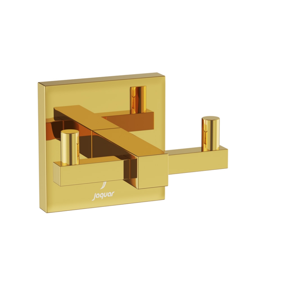 Picture of Double Coat Hook - Gold Bright PVD