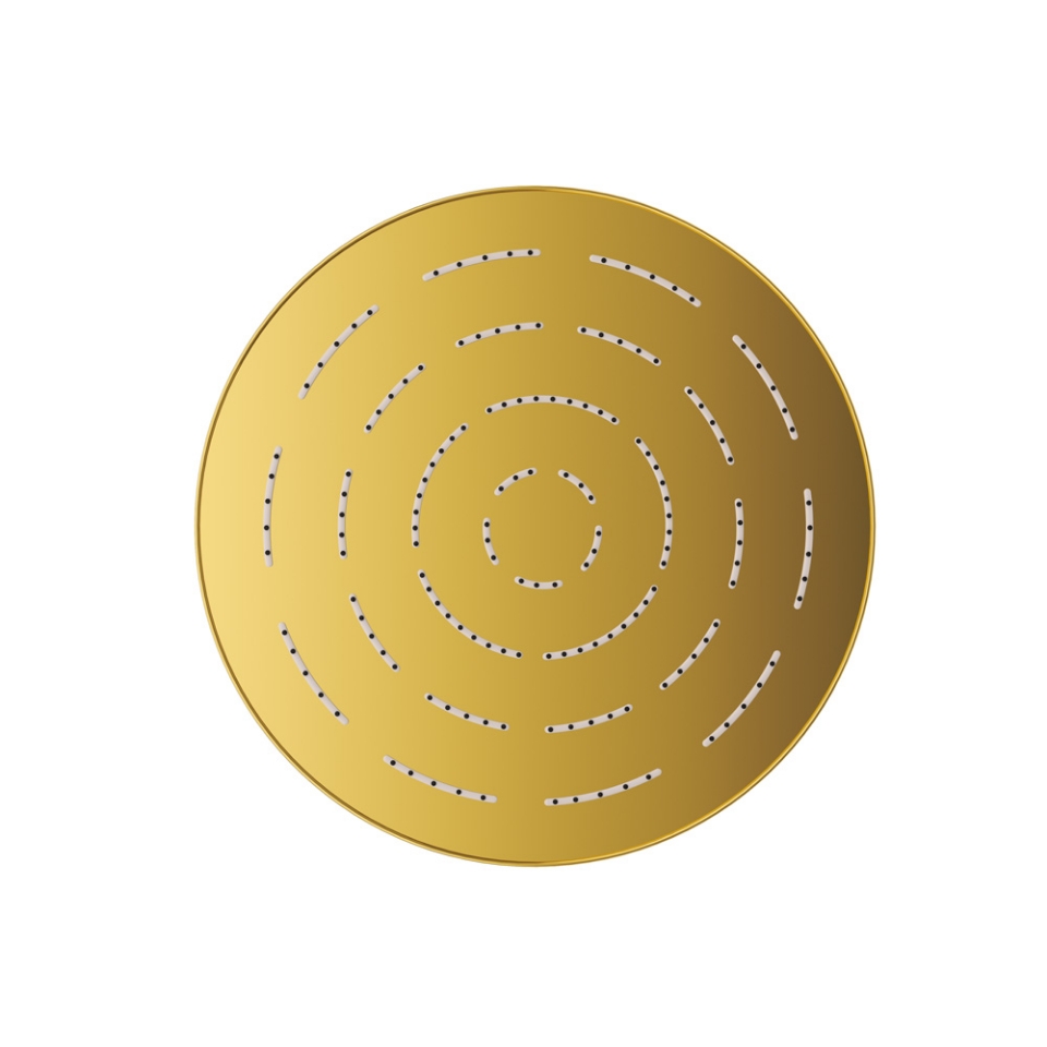 Picture of Single Function Round Shape Maze Overhead Shower - Gold Bright PVD