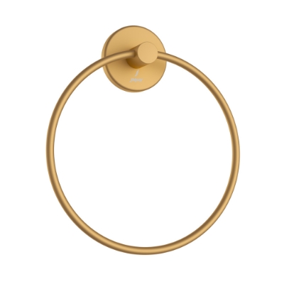 Picture of Towel Ring Round - Gold Matt PVD 