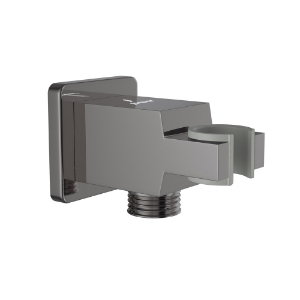 Picture of Square Wall Outlet - Black Chrome