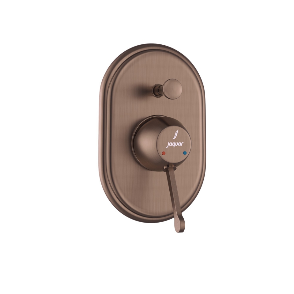 Picture of Exposed Part Kit of Single Lever Hi Flow In-wall Diverter - Antique Copper 