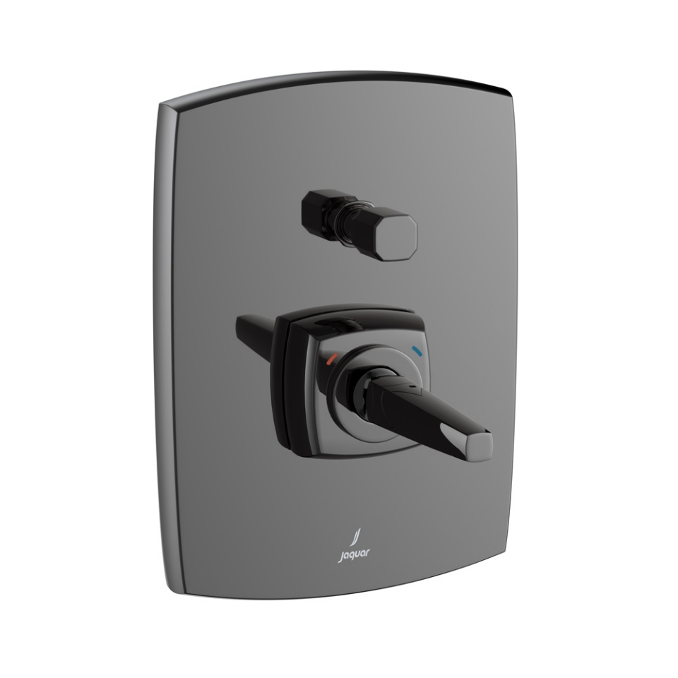 Picture of Exposed Part Kit of Joystick In-wall Diverter - Black Chrome 