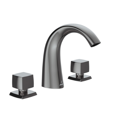 Picture of 3 hole Basin Mixer - Black Chrome 