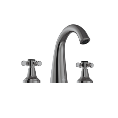 Picture of 3 hole Basin Mixer - Black Chrome 