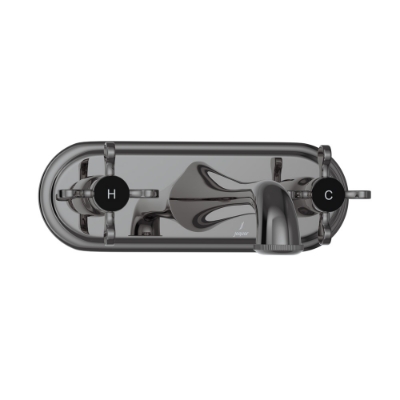 Picture of Built-in Two In-wall Stop Valves - Black Chrome 