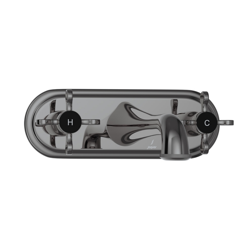 Picture of Built-in Two In-wall Stop Valves - Black Chrome 