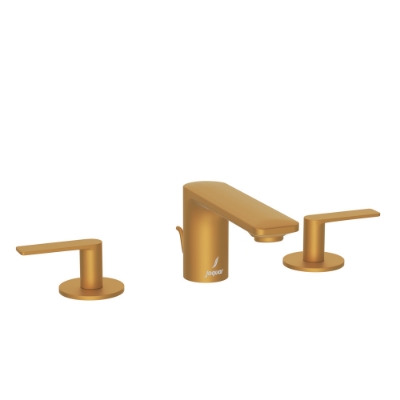 Picture of 3-Hole Basin Mixer with Popup Waste System - Gold Matt PVD