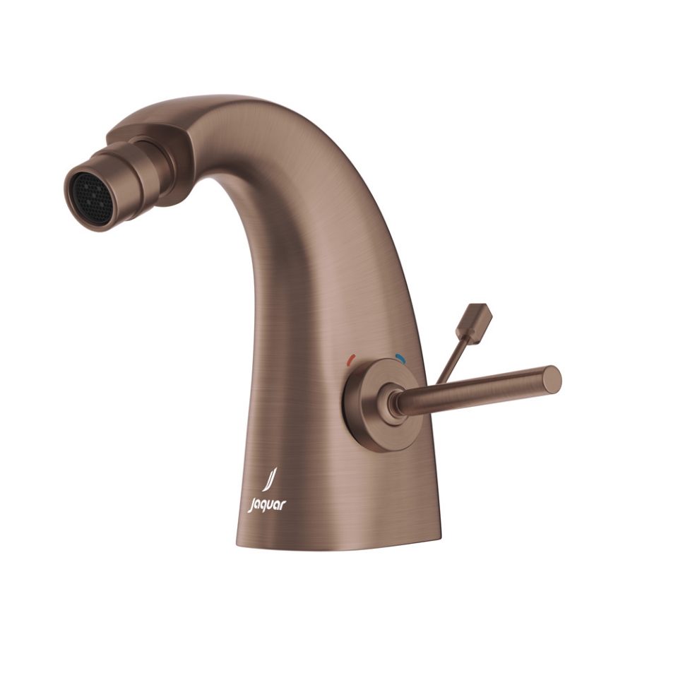 Picture of Joystick Bidet Mixer with Popup Waste - Antique Copper 