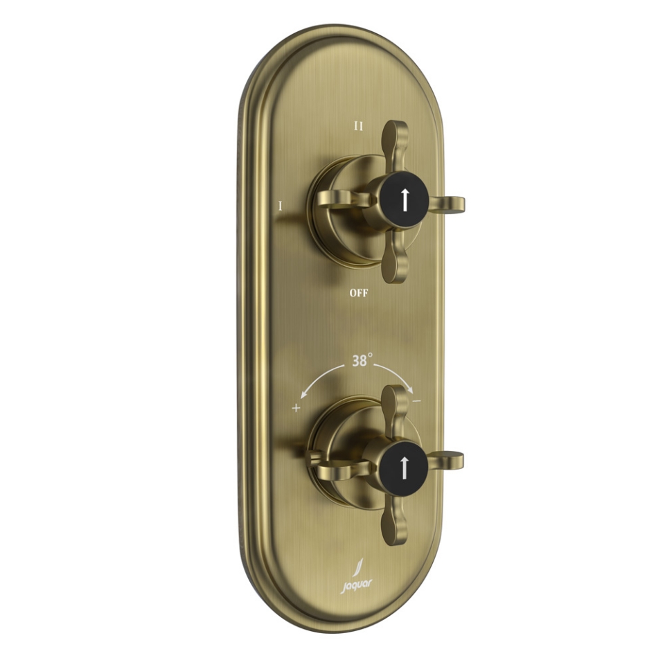 Picture of Aquamax Thermostatic Shower Mixer - Antique Bronze 