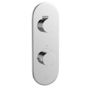 Picture of Aquamax exposed part kit of thermostatic shower mixer - Chrome 