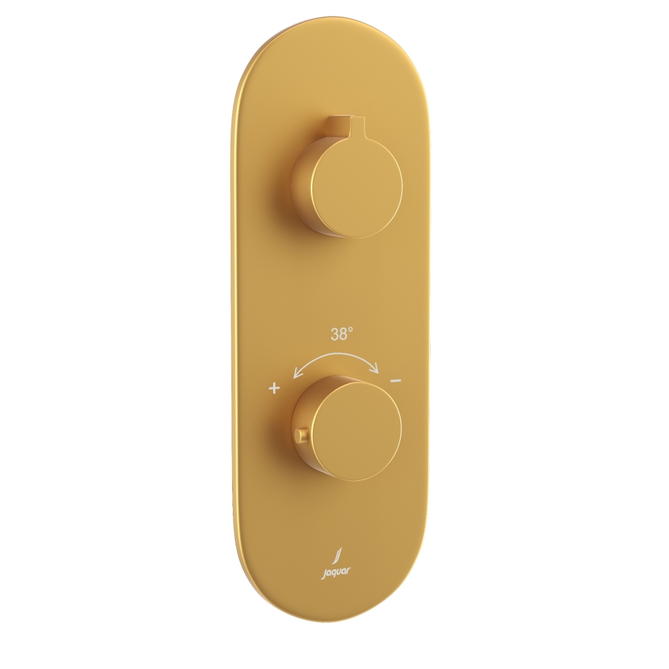 Picture of Aquamax Thermostatic Shower Mixer- Gold Matt PVD 