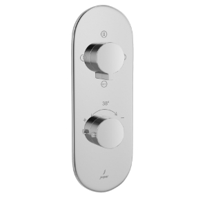 Picture of Aquamax exposed part kit of thermostatic shower mixer - Chrome