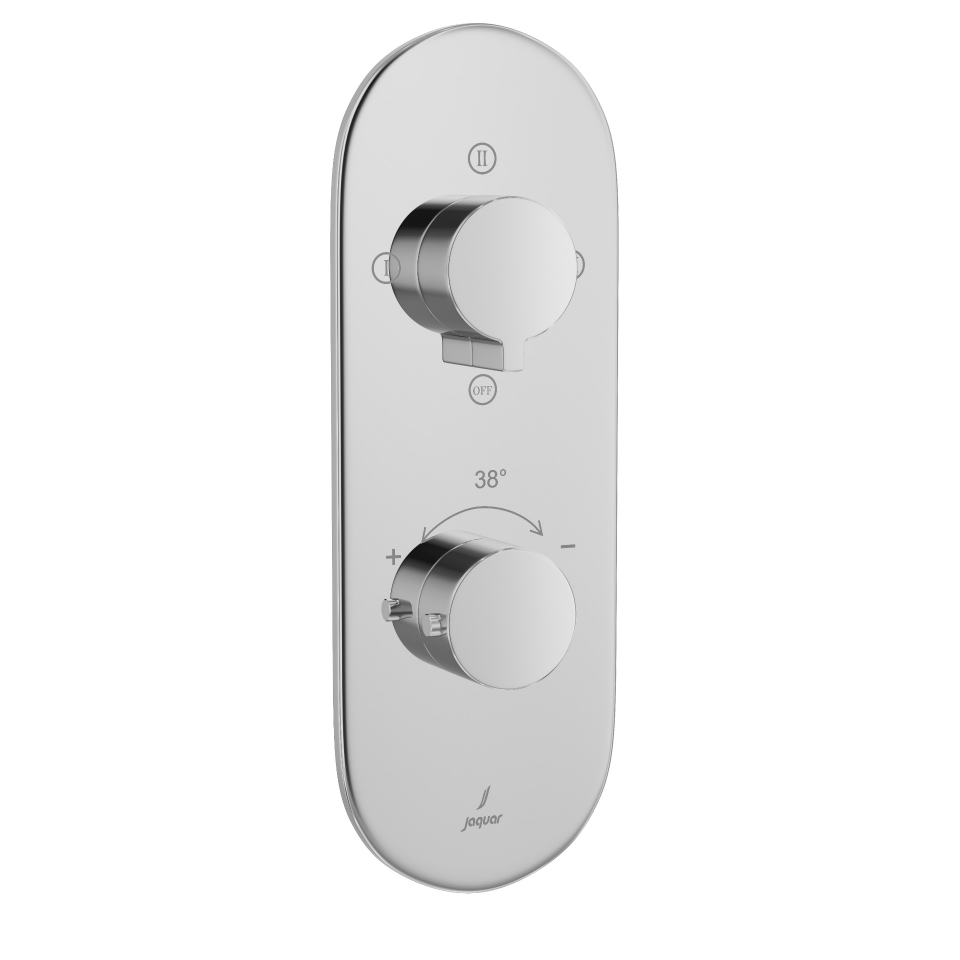 Picture of Aquamax exposed part kit of thermostatic shower mixer - Chrome