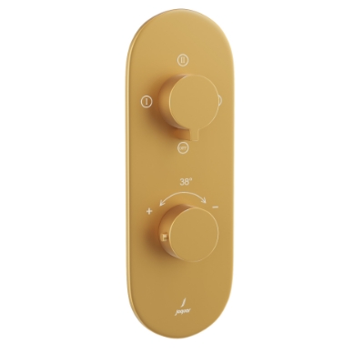 Picture of Aquamax Thermostatic Shower Mixer - Gold Matt PVD 