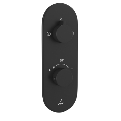 Picture of Aquamax Thermostatic Shower Mixer - Black Matt 