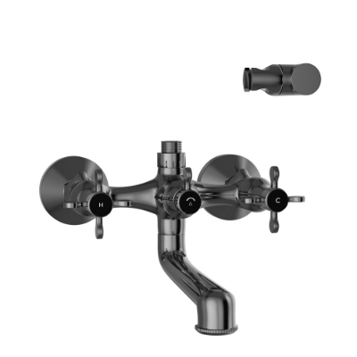 Picture of Bath & Shower Mixer - Black Chrome 