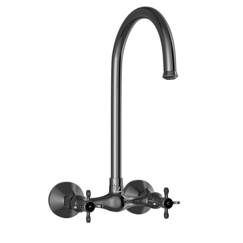 Picture of Sink Mixer with Regular Swivel Spout - Black Chrome 