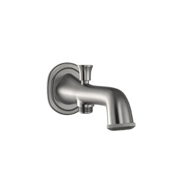 Picture of Queens Prime Bath Spout with Diverter - Stainless Steel 