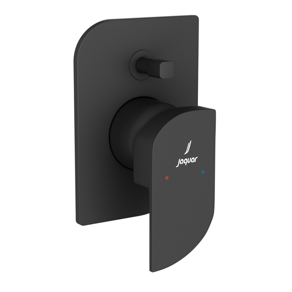 Picture of Exposed Part Kit of Single Lever Hi Flow In-wall Diverter - Black Matt 