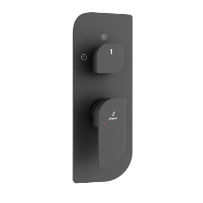 Picture of Alive Aquamax Exposed Part Kit of Single Lever Shower Mixer - Black Matt 