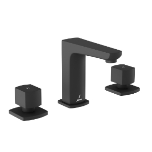 Picture of 3 hole Basin Mixer - Black Matt 