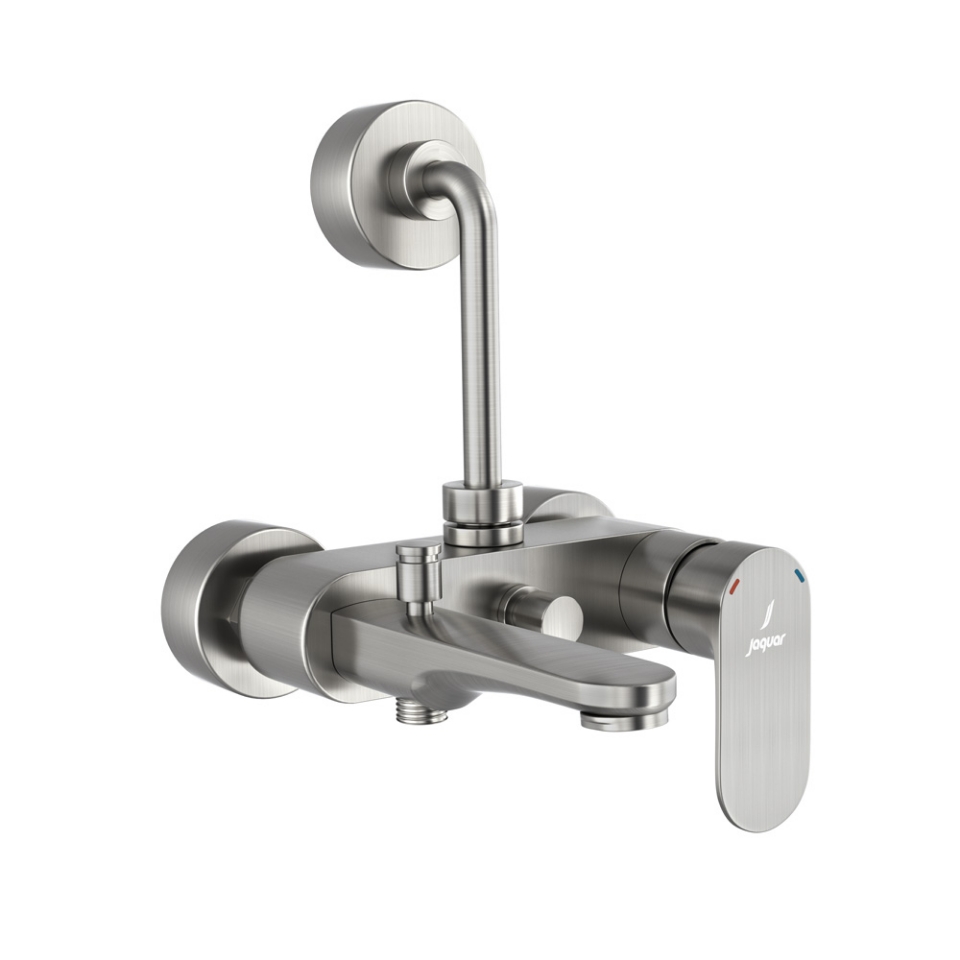 Picture of Single Lever Bath & Shower Mixer 3-in-1 System - Stainless Steel 