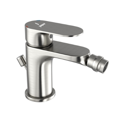 Picture of Single Lever Bidet Mixer with Popup Waste - Stainless Steel 