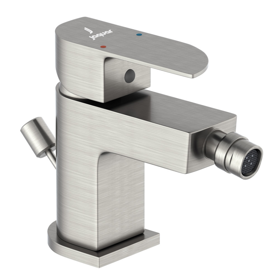 Picture of Single Lever Bidet Mixer with Popup Waste - Stainless Steel 