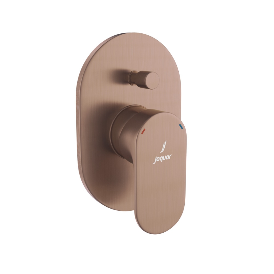 Picture of Exposed Part Kit of Single Lever Hi Flow In-wall Diverter - Antique Copper 
