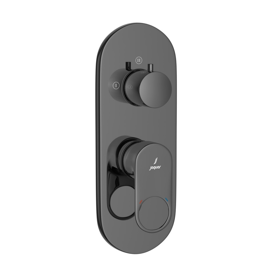 Picture of Aquamax Single Lever Shower Mixer - Black Chrome 