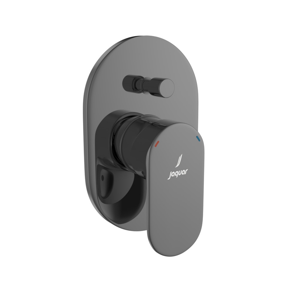 Picture of Exposed Part Kit of Single Lever Hi Flow In-wall Diverter - Black Chrome 