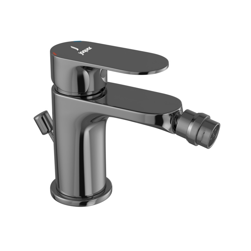 Picture of Single Lever Bidet Mixer with Popup Waste - Black Chrome 