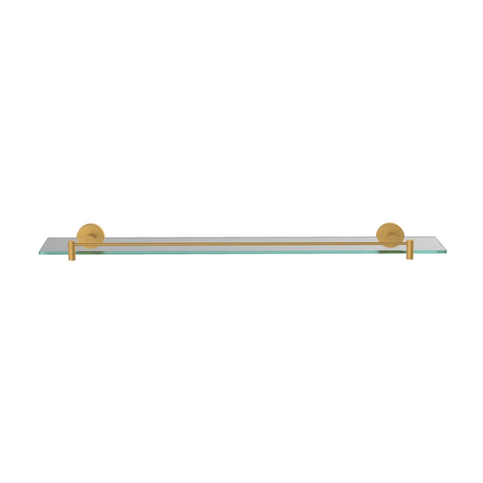 Picture of Glass Shelf - Gold Matt PVD 