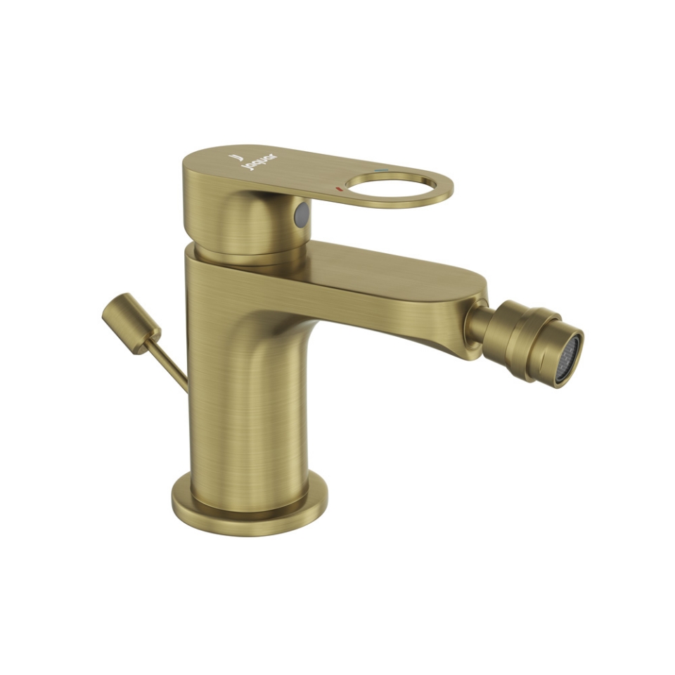 Picture of Single Lever Bidet Mixer with Popup Waste - Antique Bronze 